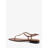 Lifford leather sandals with metal GG logo