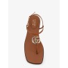 Lifford leather sandals with metal GG logo
