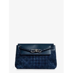 Andiamo Messenger suede crossbody bag with Intrecciato motif