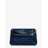 Andiamo Messenger suede crossbody bag with Intrecciato motif