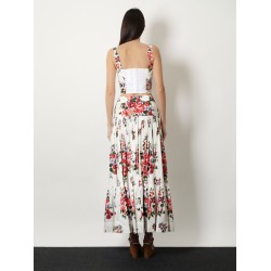 Cotton blend Bustier Top