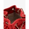 Bon Bon raffia bucket bag
