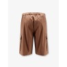 Cotton blend bermuda shorts
