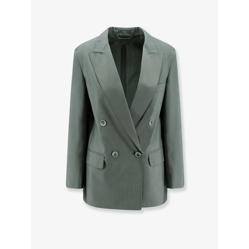 Mxmalbata virgin wool and silk blazer