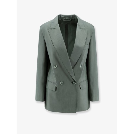 Mxmalbata virgin wool and silk blazer