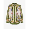 Tropical linen and viscose