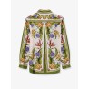Tropical linen and viscose
