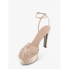 Eva satin sandals