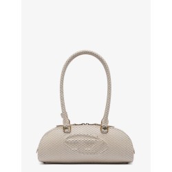 1DR python-effect leather shoulder bag