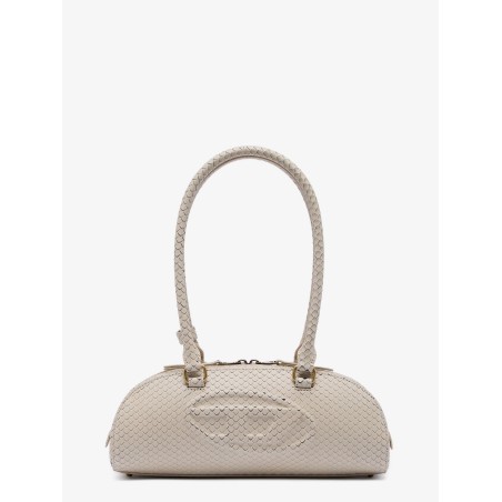 1DR python-effect leather shoulder bag