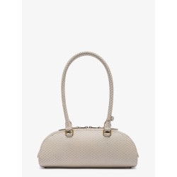 1DR python-effect leather shoulder bag