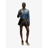 O-Saka-Mini faux leather skirt