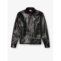 S-Simply-Qmbu faux-leather shirt