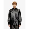 S-Simply-Qmbu faux-leather shirt