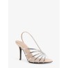 Star Xtal 95 satin sandals with all-over crystals