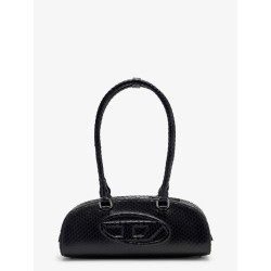1DR python effect leather shoulder bag