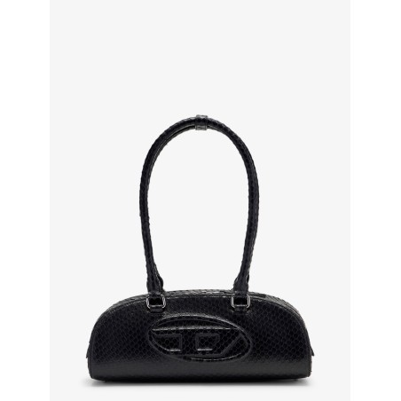 1DR python effect leather shoulder bag