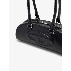 1DR python effect leather shoulder bag