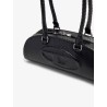 1DR python effect leather shoulder bag