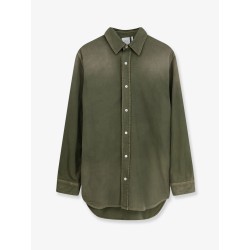 Cotton shirt with Dior patch