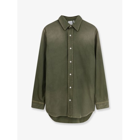 Cotton shirt with Dior patch