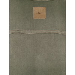 Cotton shirt with Dior patch