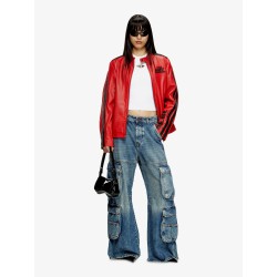 Play Clutch shiny leather shoulder bag