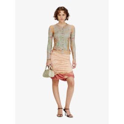 1DR Dome python leather crossbody bag