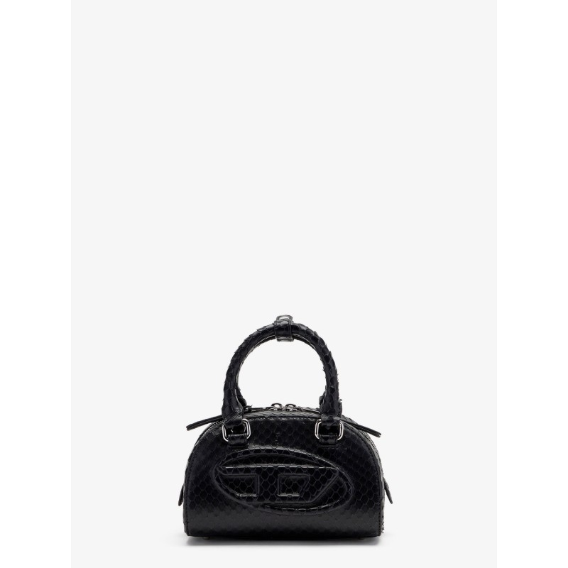 1DR Dome python leather crossbody bag