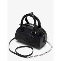 1DR Dome python leather crossbody bag