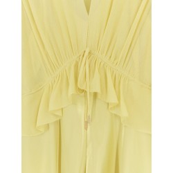 Satin long dress