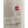 Nylon bermuda shorts with logo patch
