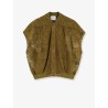 Sleeveless lace jacket