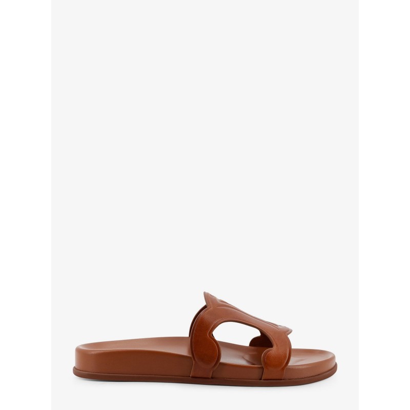 Triomphe leather sandals