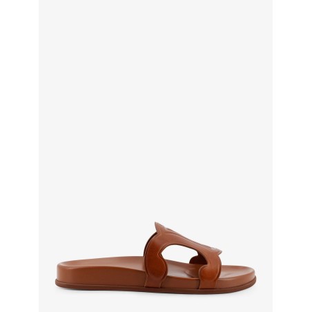 Triomphe leather sandals