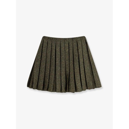 Pleated mini skirt