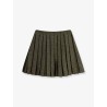 Pleated mini skirt