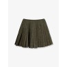 Pleated mini skirt