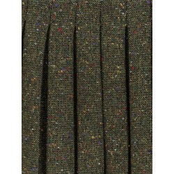 Pleated mini skirt