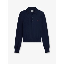Cotton polo sweater