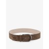 Suede belt