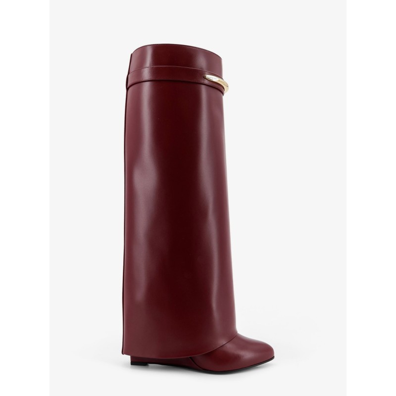 Shark leather boots