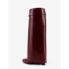 Shark leather boots