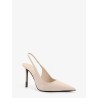 Leather pumps with Monili detail on the heel