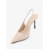 Leather pumps with Monili detail on the heel