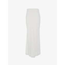 Satin long skirt
