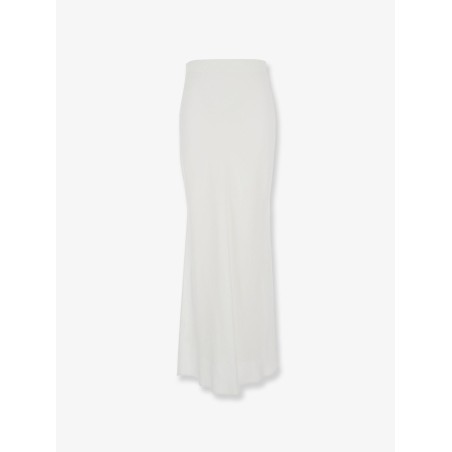 Satin long skirt