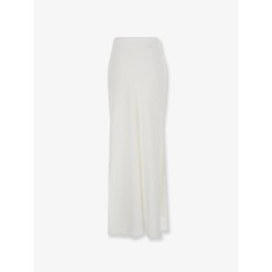 Satin long skirt