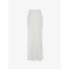 Satin long skirt