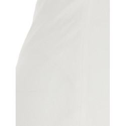 Satin long skirt